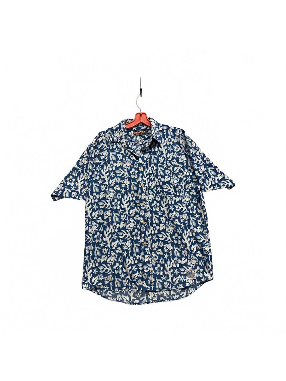 Labatts Blue Light Hawaiian Shirt Great Shape Polyester XL MAD Design Company